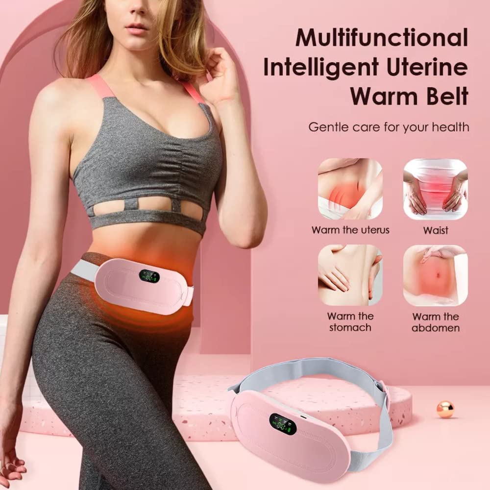 Period Cramp Relief Heating Massager for Back & Belly