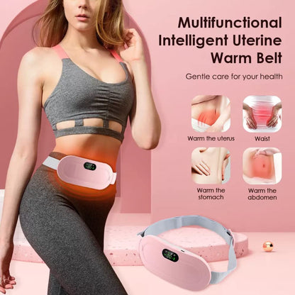 Period Cramp Relief Heating Massager for Back & Belly