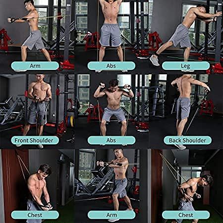 RESISTANCE BAND SET FOR HOME AND GYM WORKOUTS