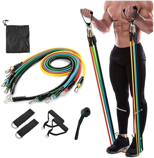 RESISTANCE BAND SET FOR HOME AND GYM WORKOUTS