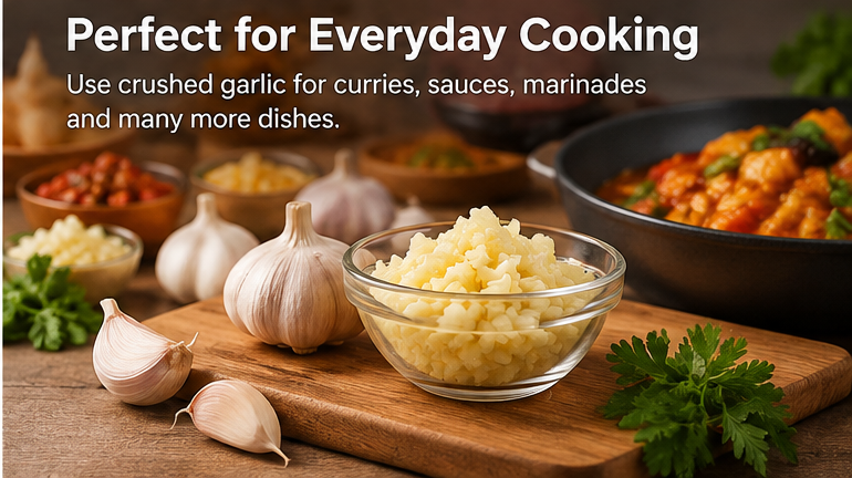 Multifunctional Garlic Press – Easy Garlic Crushing & Preparation