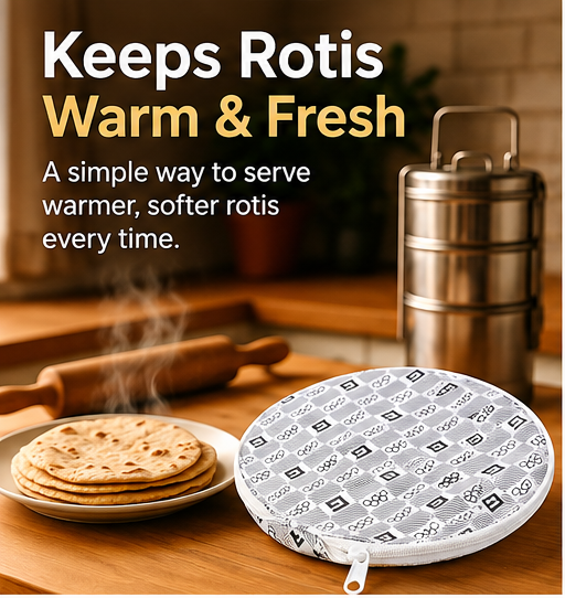Insulated Roti Cover – Keeps Rotis Warm & Fresh