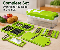 13-in-1 Vegetable Grater & Slicer – Multi-Function Kitchen Tool