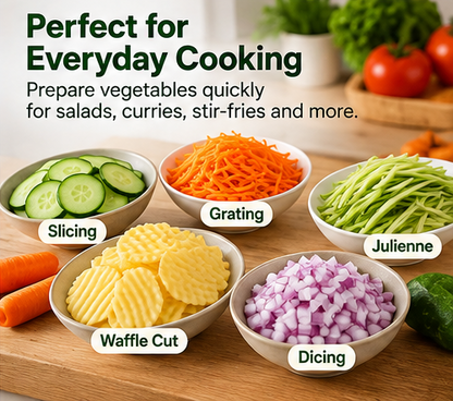 13-in-1 Vegetable Grater & Slicer – Multi-Function Kitchen Tool